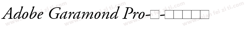 Adobe Garamond Pro-常字体转换